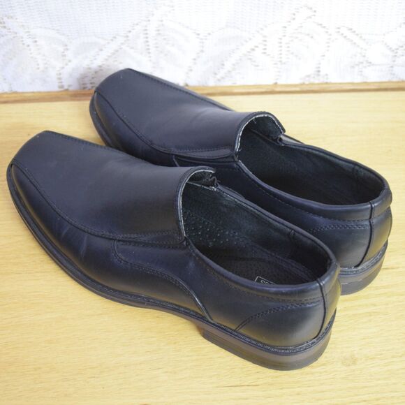Alpine Swiss Mens Dress Shoes Size 8 Leather Slip On Black Business Professional main image 7